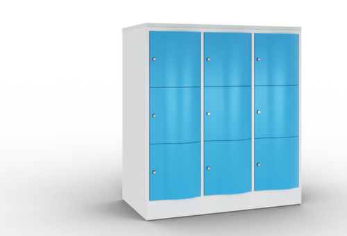 C+P armoire multicases Resisto, 9 compartiments