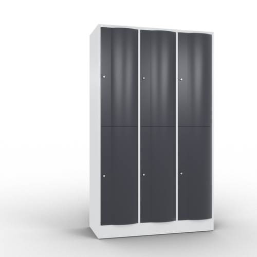 C+P armoire multicases Resisto, 6 compartiments