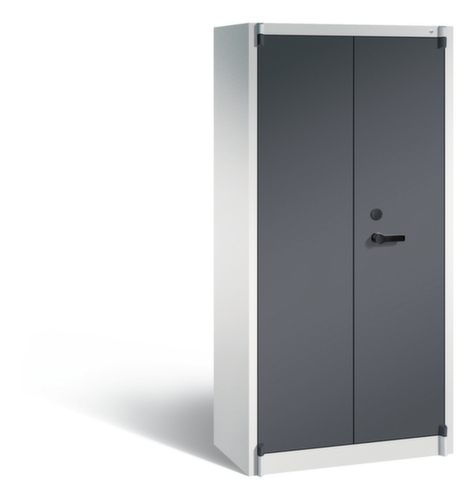 C+P Armoire haute sécurité de bureau avec 4 tablettes