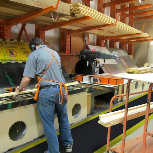 Tapis anti-fatigue Arnhem profilé en tôle larmée