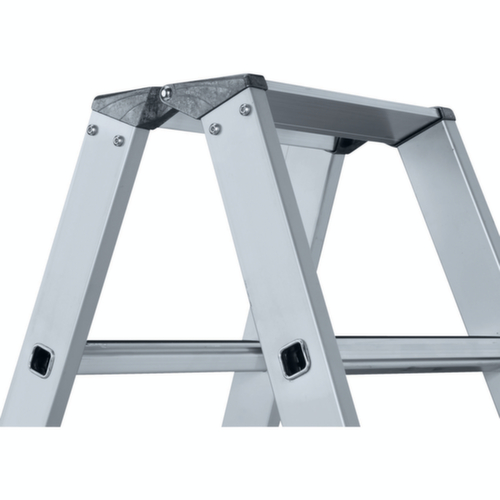 ZARGES Escabeau R13step B avec marches antidérapantes, 2 x 4 marches avec revêtement R13