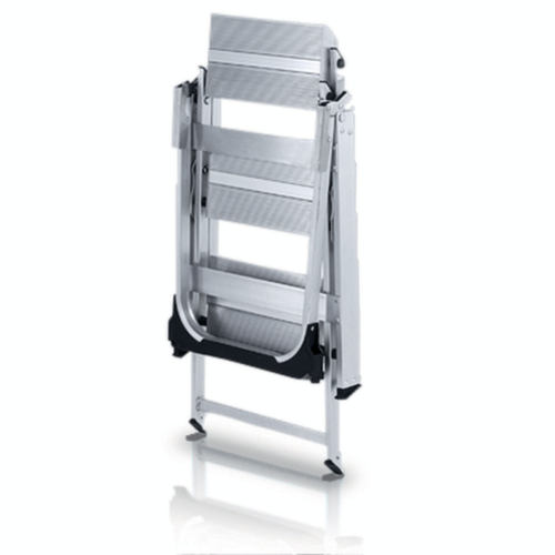 ZARGES Escabeau de sécurité pliable Plazastep P en métal léger