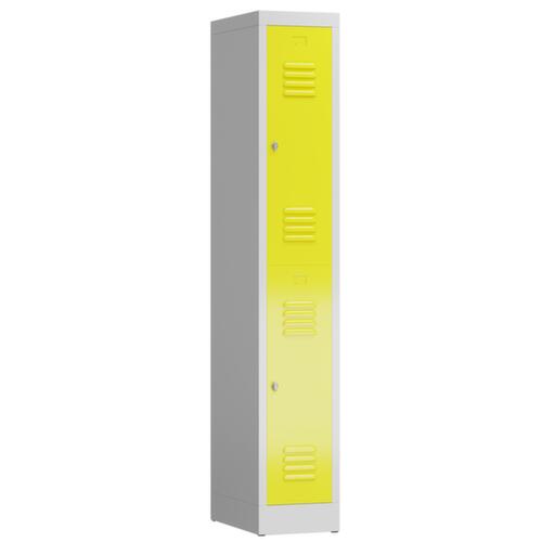 Armoire vestiaire à deux niveaux ClassiX, largeur de compartiment 300 mm