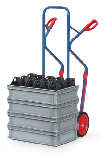 fetra diable d’empilage, force 300 kg, caoutchouc plein bandage