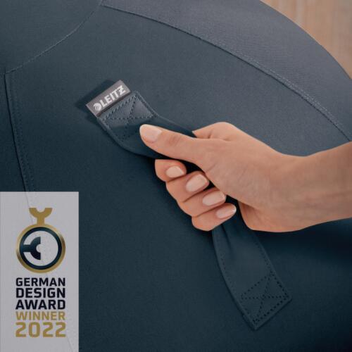 Leitz ballon-siège Ergo Cosy, assise gris velours