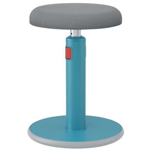 Leitz tabouret assis-debout Ergo Cosy Aktiv, assise gris, partie inférieure du pied antidérapante