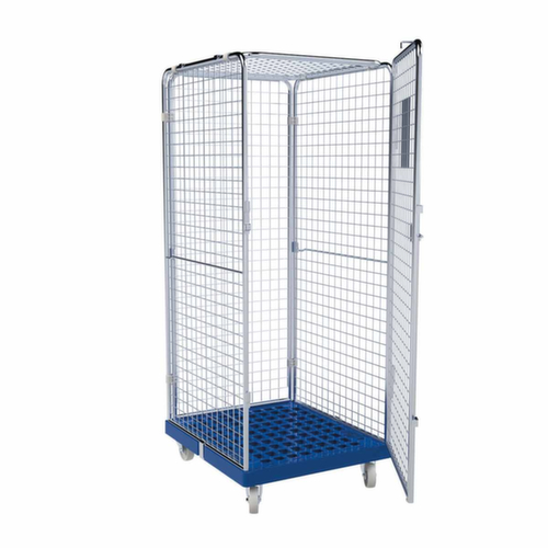 Bac sur roulettes de sécurité haut ADB, force 500 kg, longueur x largeur 815 x 724 mm