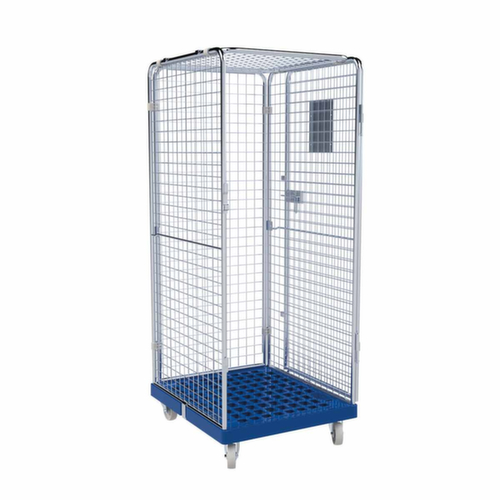 Bac sur roulettes de sécurité haut ADB, force 500 kg, longueur x largeur 815 x 724 mm