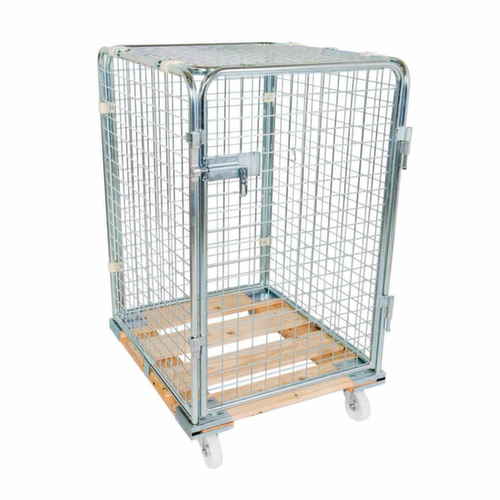 Bac sur roulettes de sécurité rolltainer® ADB, force 500 kg, longueur x largeur 815 x 724 mm