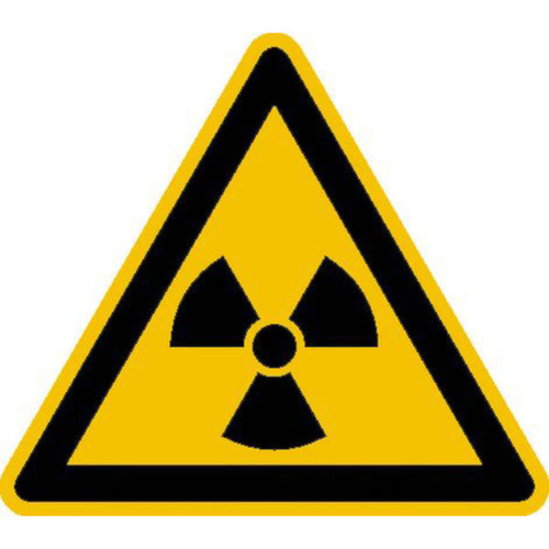 panneau d'avertissement SafetyMarking® Substances radioactives ou rayonnement ionisant