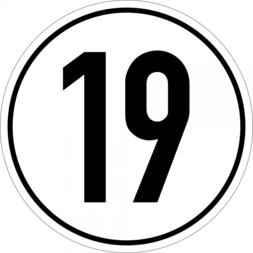 limitation de vitesse SafetyMarking® 19 km/h conformément au règlement allemand relatif à l'admission des véhicules à la circulation