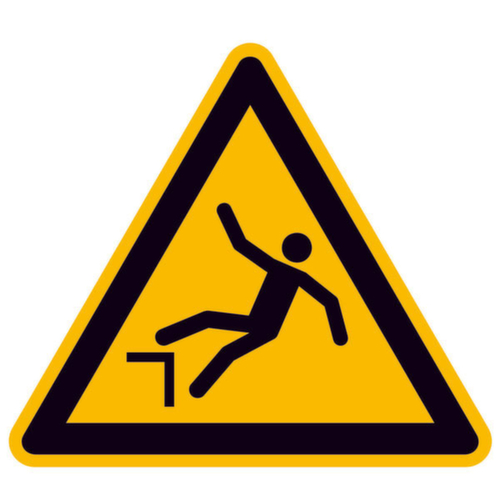 panneau d'avertissement SafetyMarking® Danger de chute