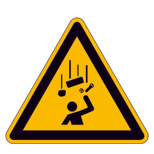 panneau d'avertissement SafetyMarking® Chute d'objets