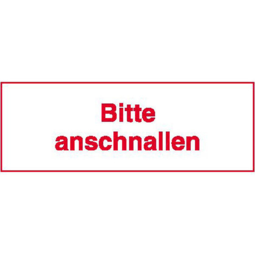 panneau indicateur pour véhicules automobiles SafetyMarking®, « Attacher la ceinture de sécurité »