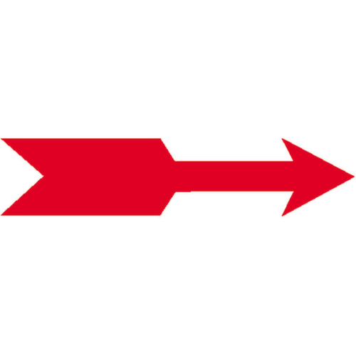 étiquette autocollante avec flèche directionnelle SafetyMarking®, PVC
