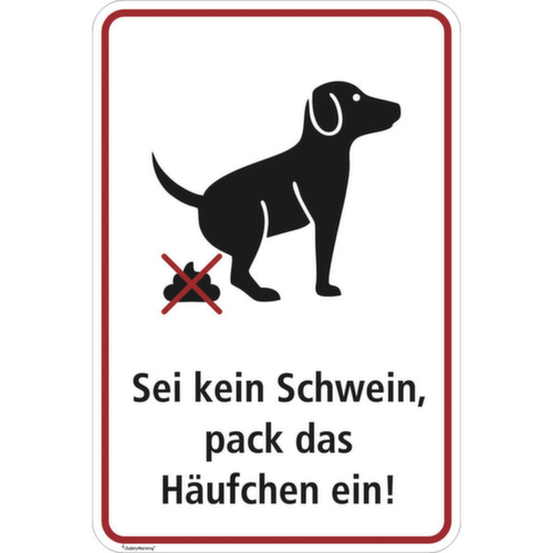 panneau indicateur SafetyMarking®, « Sois propre »