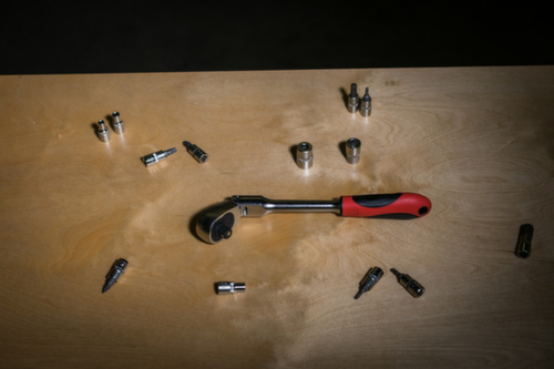 GEDORE RED R40120027 Cliquet réversible à articulation bicomposante 1/4 163 mm RSW5