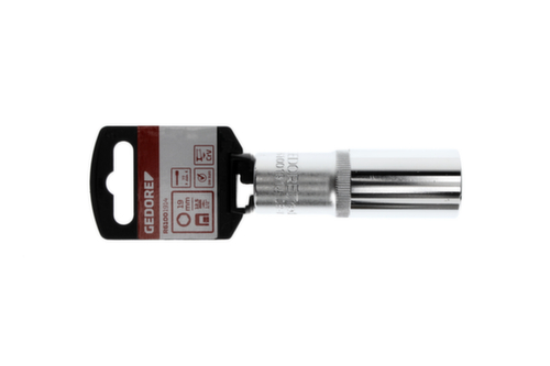 GEDORE RED R61001914 Douille 1/2" 6 pans 19 mm Longueur 77 mm