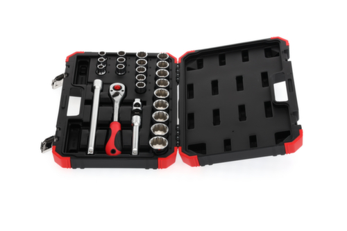 GEDORE R69013024 Jeu de clés à douilles 1/2" 10-32mm 24 pièces