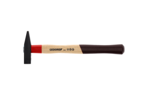 GEDORE 600 E-200 Marteau de serrurier ROTBAND-PLUS avec manche en frêne