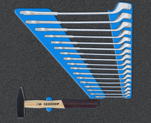 GEDORE WSL-M-TS-172 Chariot WORKSTER avec assortiment de 172 pièces