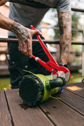 GEDORE R27140015 Clé à tube S-Maul p.D.1.1/2 pouce L.420mm