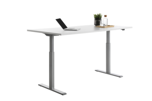 Topstar bureau à hauteur réglable électriquement E-Table Smart avec piètement en T