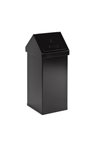 Poubelle Carro Swing avec couvercle oscillant, 55 l, noir