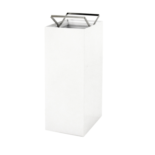 Collecteur de recyclage, 60 l, blanc