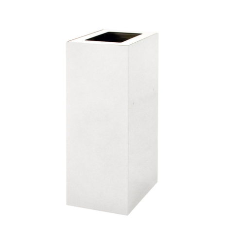 Couverture pour collecteur de recyclage, blanc