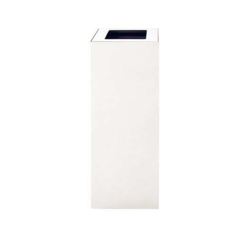 Couverture pour collecteur de recyclage, blanc