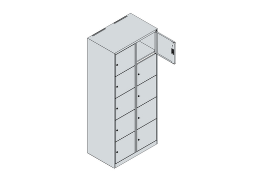 C+P armoire multicases Classic Plus, 10 compartiments
