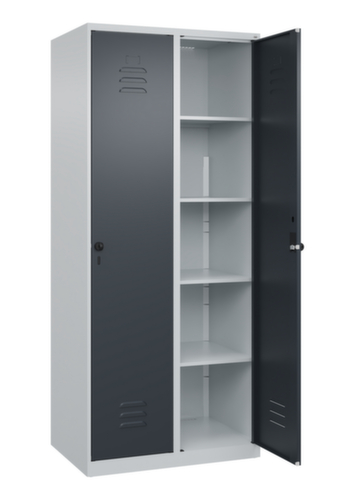 C+P Armoire de distribution de linge Classic Plus, largeur de compartiment 400 mm