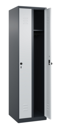 C+P Armoire vestiaire Classic Plus à 2 compartiments, largeur de compartiment 250 mm