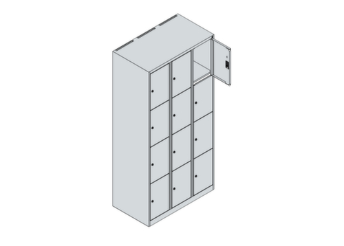 C+P armoire multicases Classic Plus, 12 compartiments