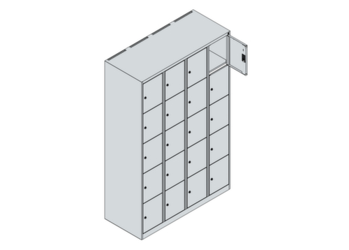 C+P armoire multicases Classic Plus, 20 compartiments