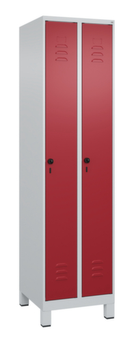 C+P Armoire vestiaire Classic Plus à 2 compartiments, largeur de compartiment 250 mm