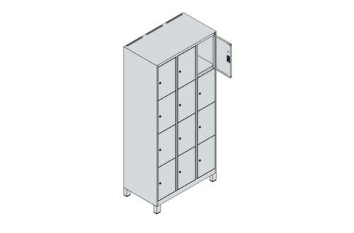 C+P armoire multicases Classic Plus, 12 compartiments