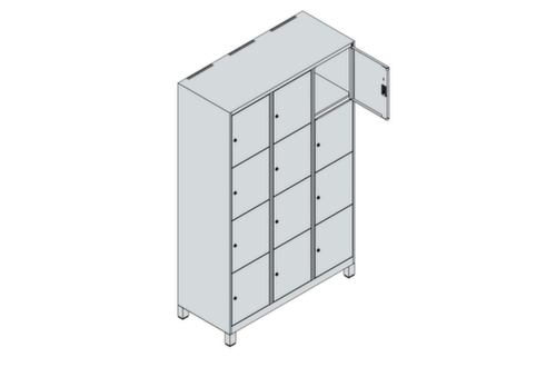 C+P armoire multicases Classic Plus, 12 compartiments