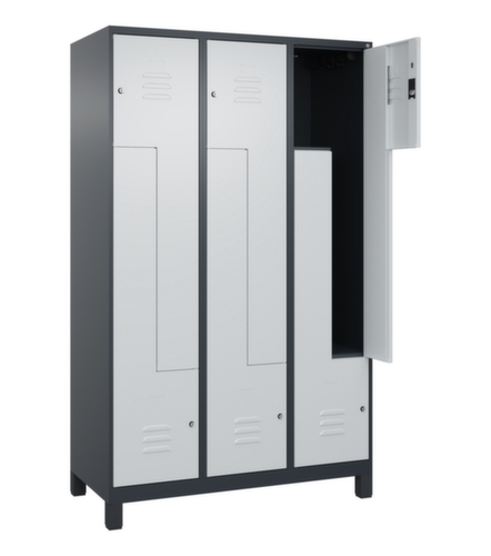 C+P Armoire vestiaire Z Classic Plus, largeur de compartiment 200/400 mm