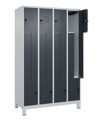 C+P Armoire vestiaire Z Classic Plus, largeur de compartiment 150/300 mm
