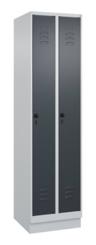 C+P Armoire vestiaire Classic Plus à 2 compartiments, largeur de compartiment 250 mm