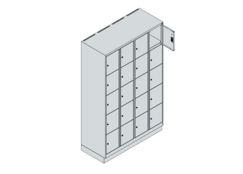C+P armoire multicases Classic Plus, 20 compartiments
