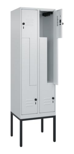 C+P Armoire vestiaire Z Classic Plus, largeur de compartiment 150/300 mm