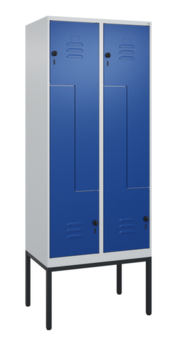 C+P Armoire vestiaire Z Classic Plus, largeur de compartiment 200/400 mm