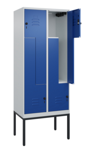 C+P Armoire vestiaire Z Classic Plus, largeur de compartiment 200/400 mm