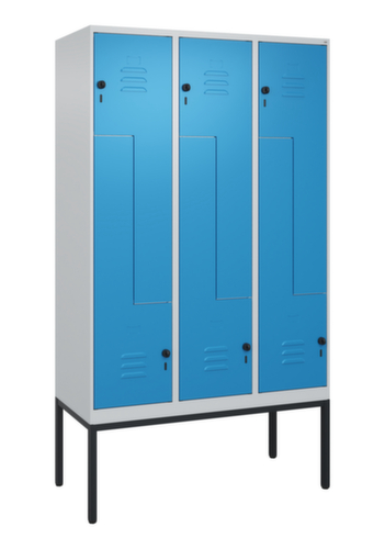 C+P Armoire vestiaire Z Classic Plus, largeur de compartiment 200/400 mm