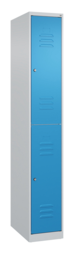 C+P Armoire vestiaire à deux niveaux Classic Plus, largeur de compartiment 300 mm