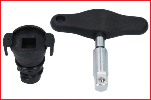 KS Tools 3/8" oil service special profile set for plastic oil drain plugs