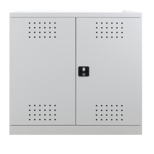 Armoire pour produits dangereux avec tablettes de rétention, hauteur x largeur x profondeur 1000 x 1000 x 500 mm